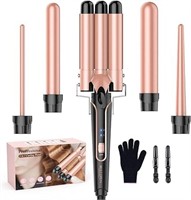 Waver Curling Iron Wand, BESTOPE PRO 5 in 1