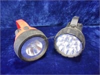 Two Battery Operated Flashlights