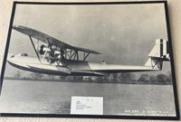 Vintage Navy Patrol XPY-1 Seaplane Poster on Board