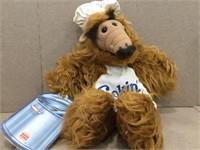 Vintage Alf Hand Puppet w/Cooking w/Alf Apron