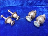 Group of 4 Wooden Finials