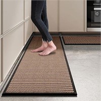Kitchen Rugs and Mats Non Skid Washable Set of 2