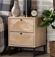 Retail$130 Baxton Studio 2-Drawer End Table