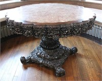 FINE & RARE 19TH C. CHINESE ROSEWOOD CENTER TABLE