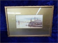 Old Framed Lithograph