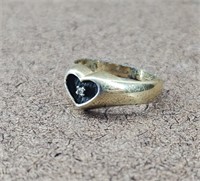 Vtg Sarah Coventry 18k HGE Ring Size 6