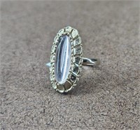 Vtg Sarah Coventry Adjustable Oval Ring