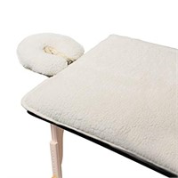ForPro Premium Fleece Massage Pad Set, Natural, Ex