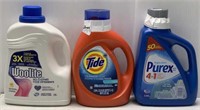 3 Bottles of Tide/Purex/Woolite Detergent - NEW