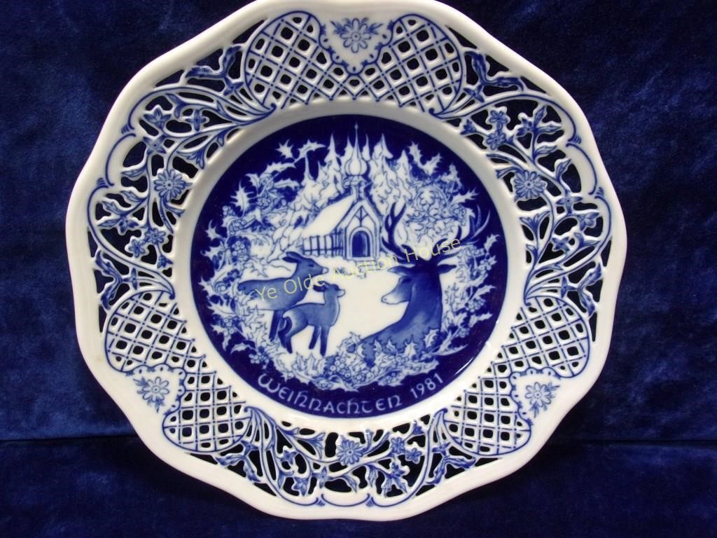 Liebling Collector Plate Christmas 1981