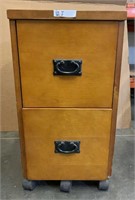 Wooden File Cabinet 27x14x21