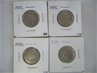 US 5 CENT COINS 1935-36