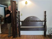 MAHOGANY POSTER CANNON BALL FULL SIZE BED