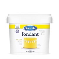 Sealed-Satin- Ice Yellow Fondant