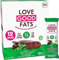 Sealed-(12 packs)-Love Good Fats-Protein Snack Bar