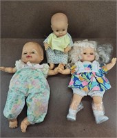 3 Vtg Cititoy Baby Dolls