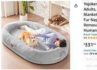 Yojoker Human Dog Bed for People Adults,