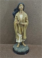 Vtg DWK Native American Woman Figurine