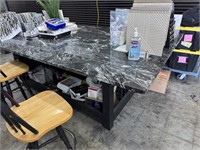 Magna Black Exotic Granite Work Table /Island