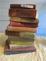 LOT OF 11 EARLY BOOKS, ALL IN USED CONDITION