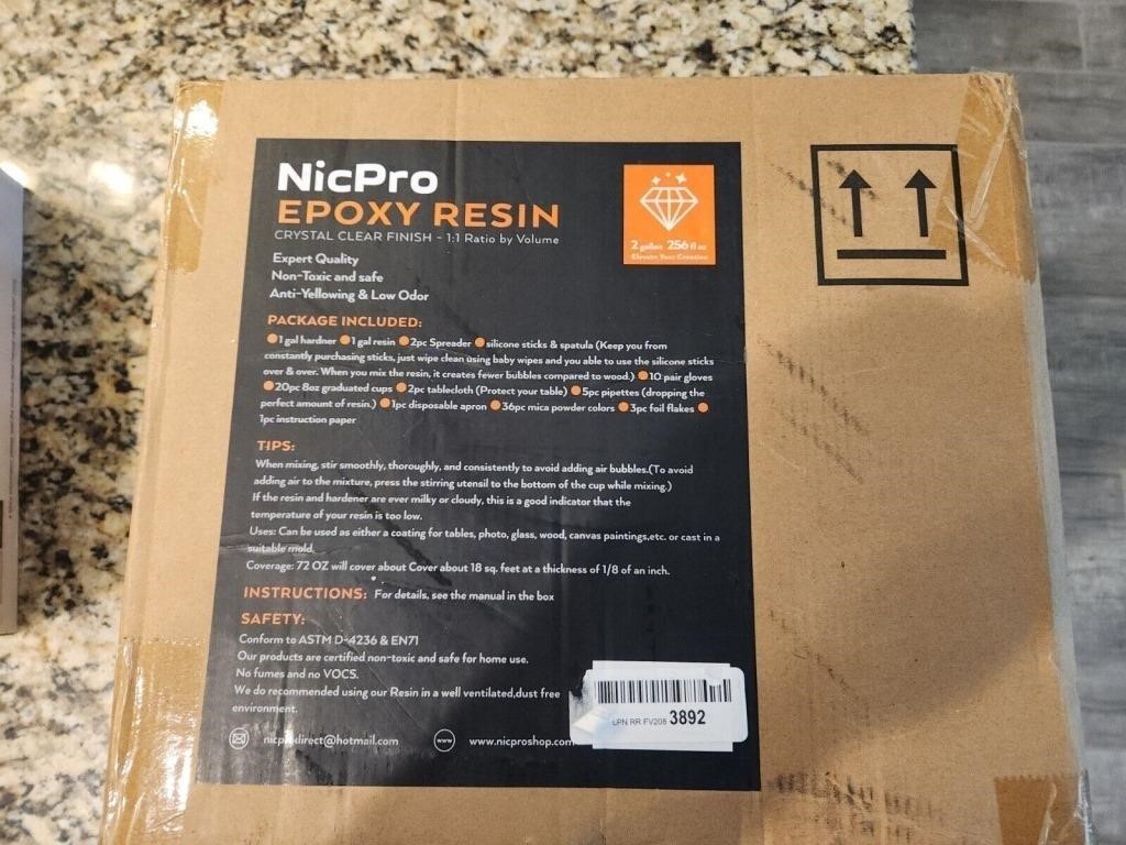 Sealed-Nicpro -Epoxy Resin Kit