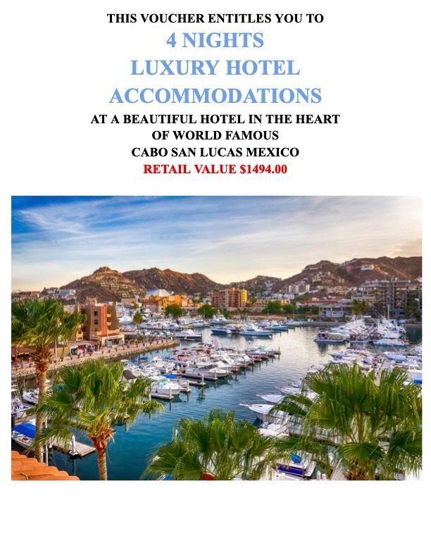 April 20Th. Vacation Hotel Accommodation Packages Auction