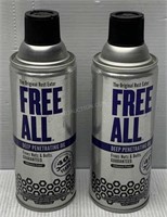 2 Cans of Free All Rust Eater Oil - NEW