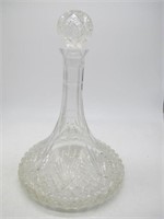 REXXFORD CRYSTAL DECANTER 13", ALL CLEAN