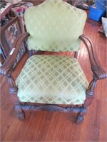 DECO SIDE CHAIR GREEN