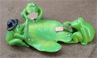 Vintage Frogs Playing Cards on Lily Pad Hong Kong