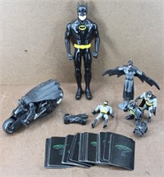 Batman Figurines w/ Batman Cards
