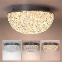 NEW $80 Crystal Chandelier Modern Ceiling Light
