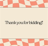Thank You For Bidding!