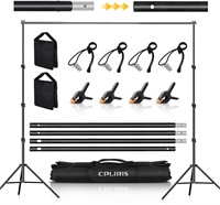 Backdrop Stand for Parties, 8.5x10ft Adjustable