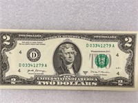2017A $2 bill