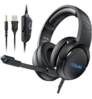 ($50) COLUSI C600 AUX Wired Gaming Headset