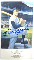 MICKEY MANTLE WEEK OF DREAMS AUTOGRAPH STAT CARD