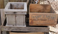 Wood Planter & Crate