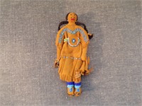 Vintage Handmade Plains Indian Buckskin Doll