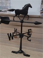 Weather Vane Cast Metal Horse Theme 22 in high