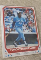 1982 O-Pee-Chee Expos & Blue Jays insert poster