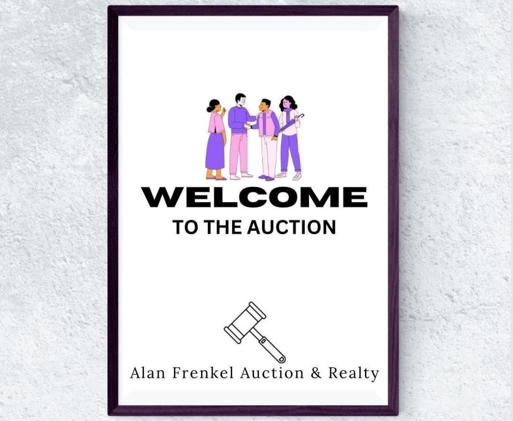 WELCOME TO THE AUCTION