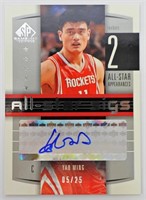 YAO MING AUTOGRAPH ALL-STAR SIGS CARD