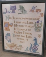 Cross Stitch Sampler 23 x 18.5