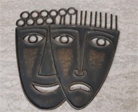 Metal Face Masks wall decor