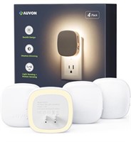 New AUVON Plug-in LED Backlit Night Light with