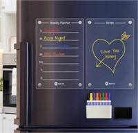 New Magnetic Weekly Fridge Planner + Notes