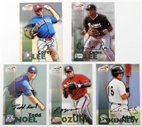 (5) AUTOGRAPHED BASEBALL CARDS