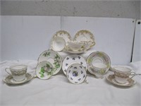 ROYAL STAFFORD & STAFFORDSHIRE CUPS & SAUCERS