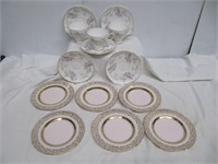 "TUSCAN" PLATES, CUPS/SAUCERS